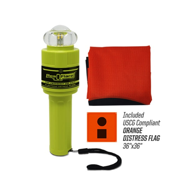 Acr Resqflare Uscg Approved Distress Flare & Flag