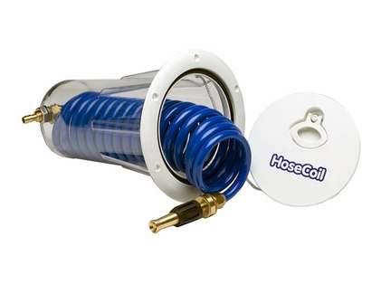 Hosecoil Flush Mount Enclosure With 15' 3-8"" Hose