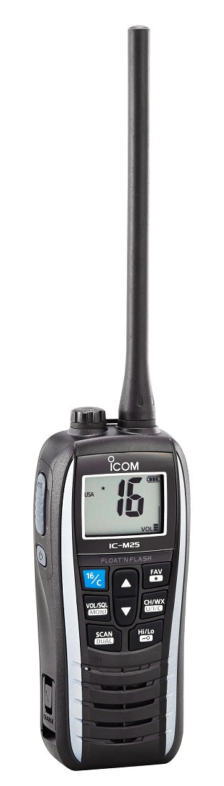 Icom M25 Floating Handheld Vhf Pearl White 5 Watts