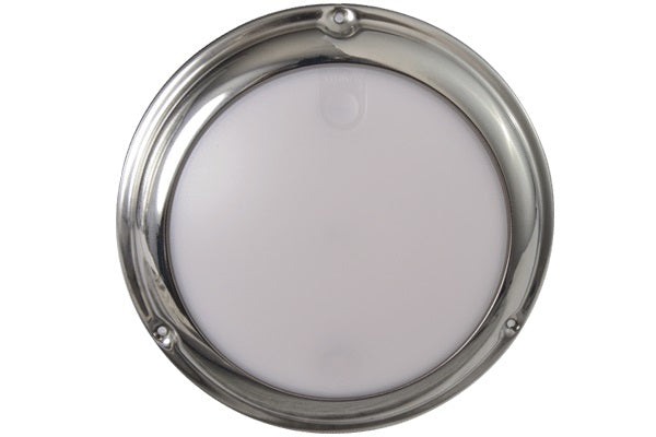 Lumitec Touch Dome White-blue Led Light Stainless Finish 12-24v