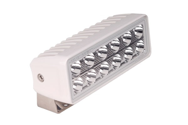 Lumitec Maxillume H60 Flood White Led Trunnion Mount White Finish 12-24v