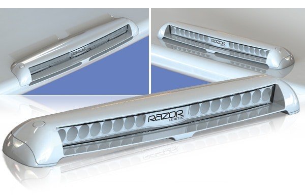 Lumitec Razor Flood Light Bar Flush Mount White Led White Housing 12-24v