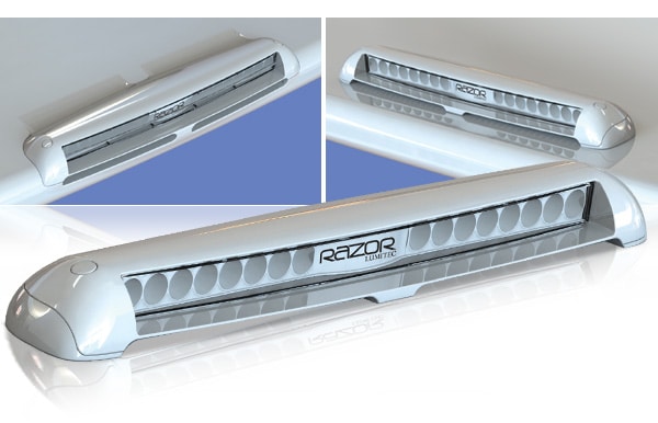 Lumitec Razor Spot Light Bar Flush Mount White Led White Housing 12-24v
