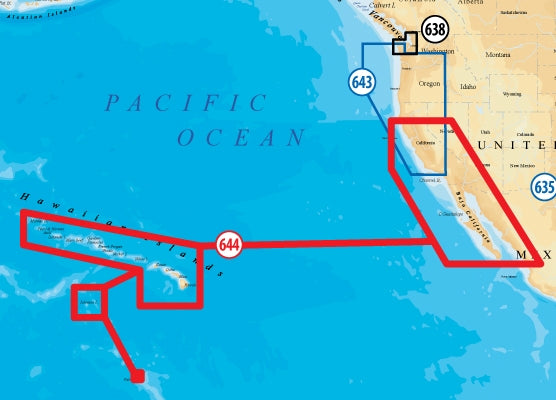 Navionics Msd644 Platinum Plus California South - Baja Hawaii