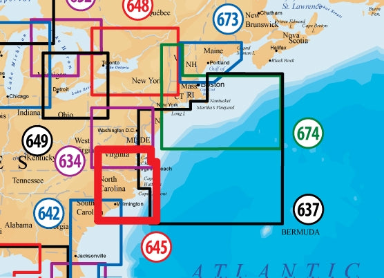Navionics Msd645 Platinum Plus North Carolina
