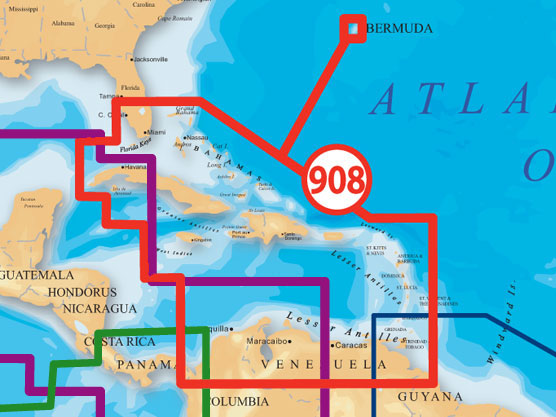 Navionics Msd-908p-2 Platinum Caribbean