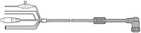 Raymarine R70029 Cable Angled Power-data-video