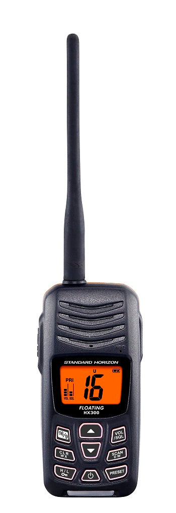 Standard Hx300 5w Floating Hand Held Vhf
