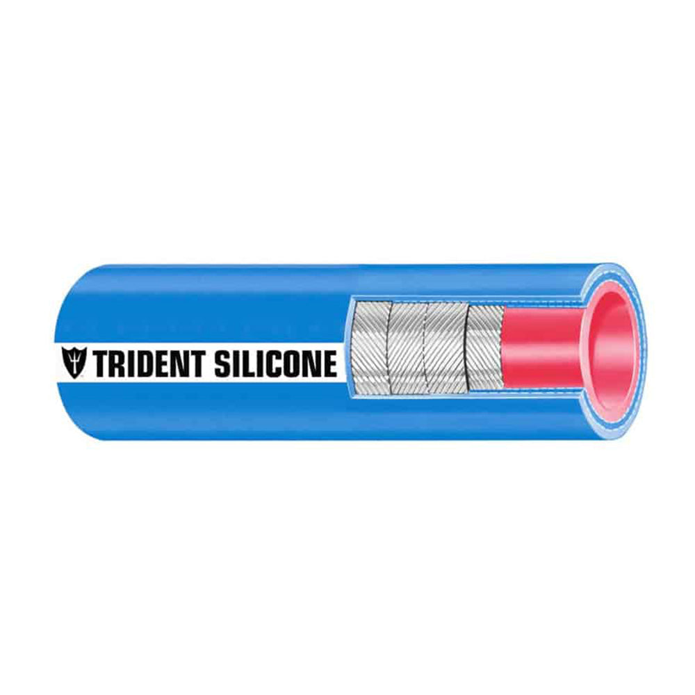 Trident Marine 2-1/2" x 36' Blue Silicone Wet Exhaust Hose [202V2120-36]