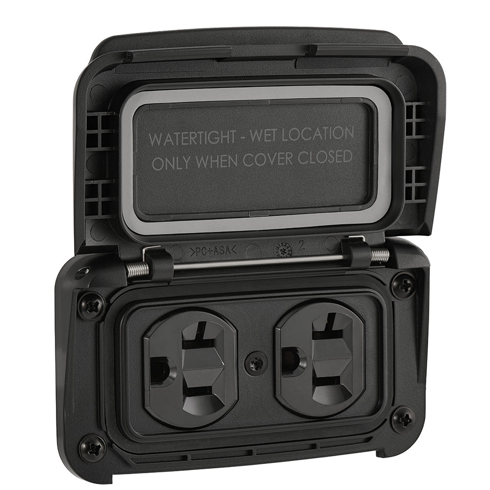 Scanstrut Ventura Series Dual AC Outlet - 125V - 20A [SC-V-P1]