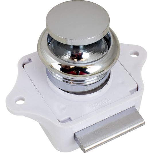 Sea-Dog Push Button Rim Latch - Chrome Plated Brass [224300-1]