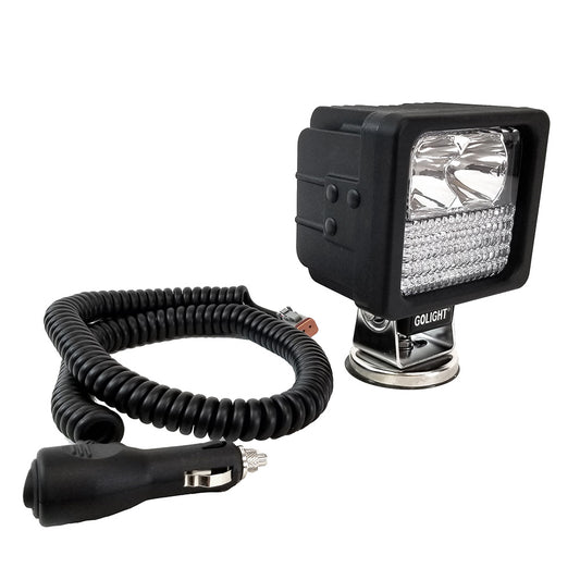 Golight GXL LED Hybrid Portable Work Light Series Magnetic Mount w/No Remote - 12V - Black [40235]