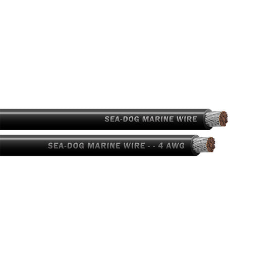 Sea-Dog 4 AWG Black Battery Cable - 500' [8004017]
