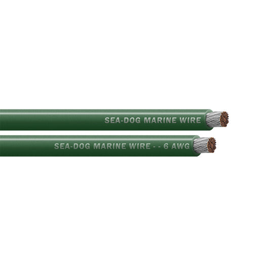 Sea Dog 6 AWG Green Battery Cable - 250' [8006044]
