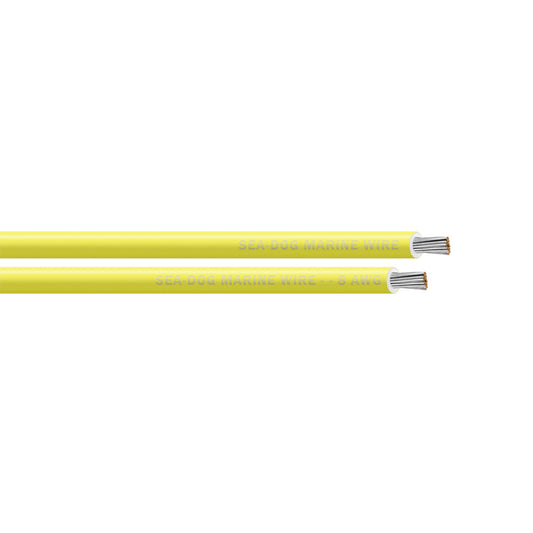 Sea-Dog 8 AWG Yellow Primary Wire - 250' [8008034]