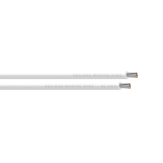 Sea-Dog 10 AWG White Primary Wire - 1000' [8010059]