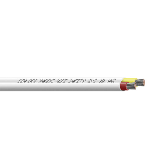 Sea-Dog 10/2 AWG Flat Duplex Safety Wire - Red/Yellow - 100' [8010222]