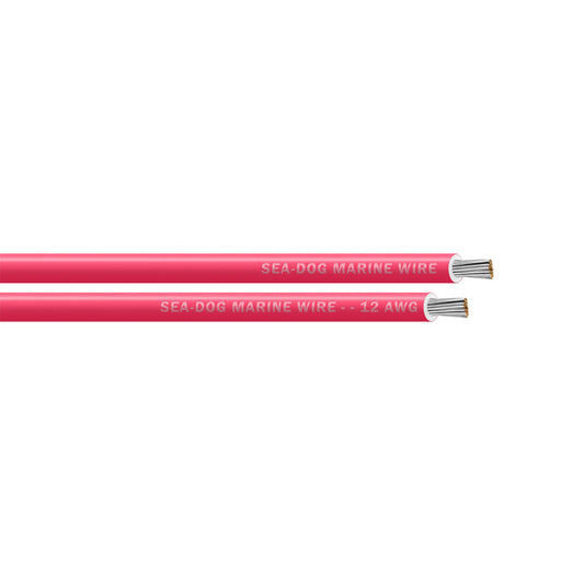 Sea-Dog 12 AWG Pink Primary Wire - 100' [8012092]