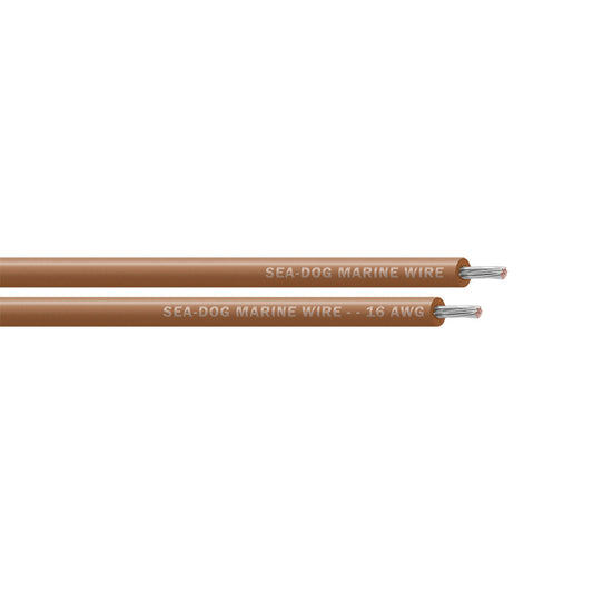 Sea-Dog 16 AWG Tan Primary Wire - 100' [8016122]