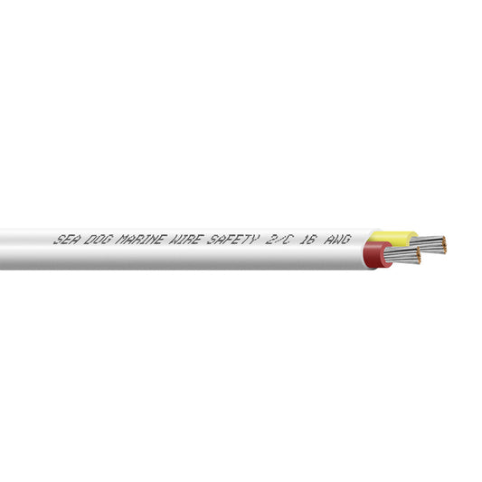Sea-Dog 18/2 AWG Duplex Safety Wire - Red/Yellow - 1000' [8018229]