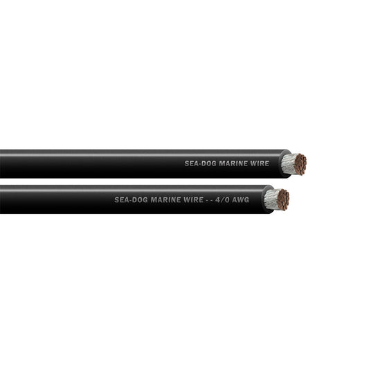 Sea-Dog 4/0 AWG Black Battery Cable - 50' [8041011]