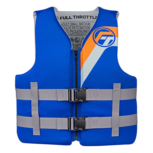 Full Throttle Adult Rapid-Dry Life Jacket - L/XL - Blue [142100-500-050-27]