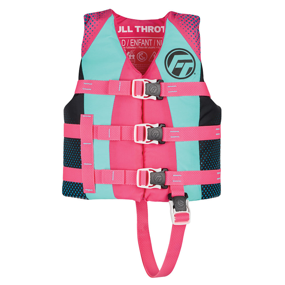Full Throttle Nylon Life Jacket - Child - Pink [112200-105-001-26]
