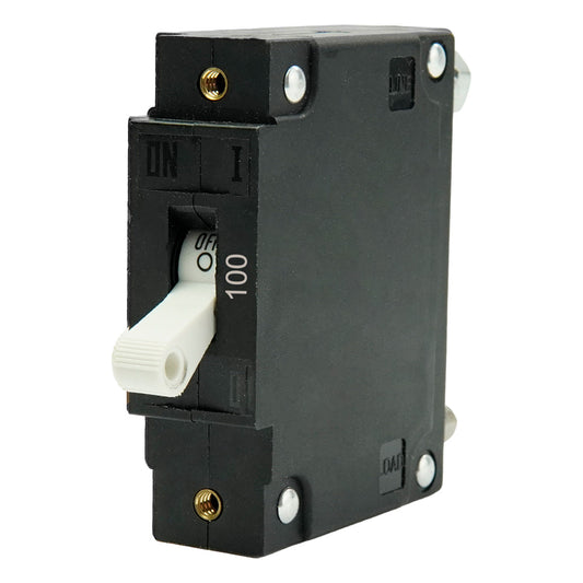 Egis C Series White Toggle Panel Mount Circuit Breaker - Single Pole 100A [3501-100]