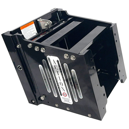 Bob's Machine 16" Setback Action Series Hydraulic Jack Plate - Gloss Black [100-116101P-PCGBLK]