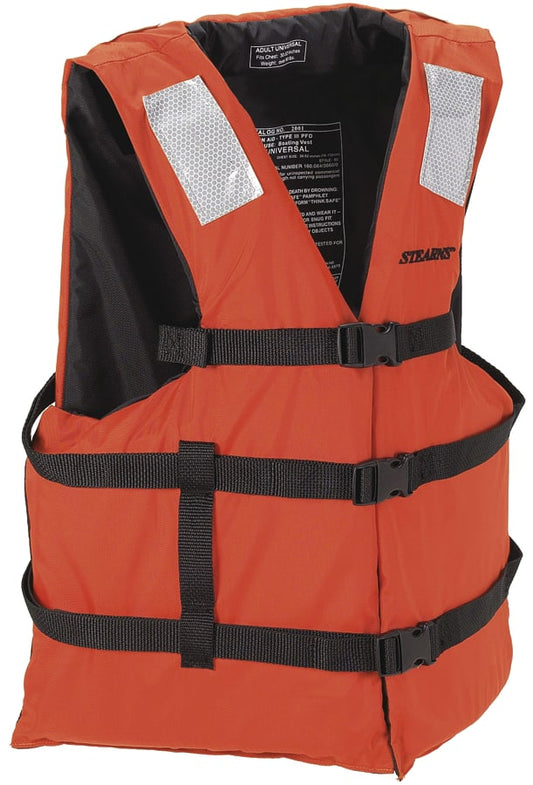Stearns I416 Deck Hand II Adult 4X-7X 52-68 in Chest PFD Flotation Vest Type III