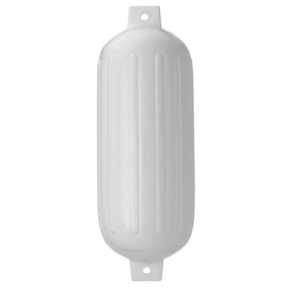 Polyform G-6 Twin Eye Fender 11" x 30" - White [G-6 WHITEWO]