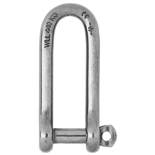 Wichard Captive Pin Long D Shackle - Diameter 4mm - 5/32" [01411]