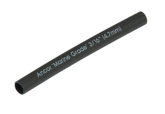 Ancor 3-16"" X 48"" Black Heat Shrink Tubing