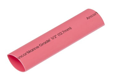 Ancor 1-2"" X 48"" Red Heat Shrink Tubing