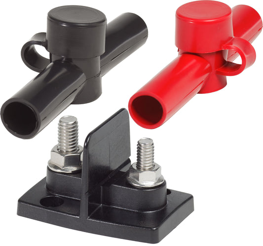 Blue Sea Powerpost Dual 1 X 5-16"" And 1 X 3-8"" Studs With Insulators