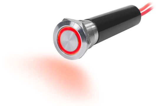 Blue Sea 4192 20a Push Button Switch Off-on Red Led