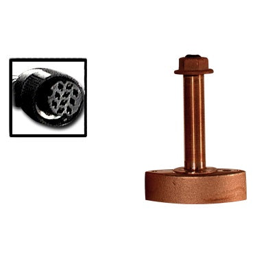 Furuno 525t-bsd Bronze Th Dept Depth-temp 10 Pin B45 Housing