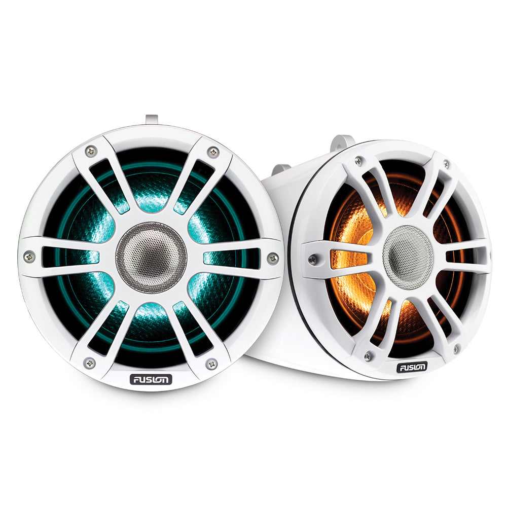 Fusion Sg-flt652spw 6.5"" Tower Speaker White With Crgbw Lighting