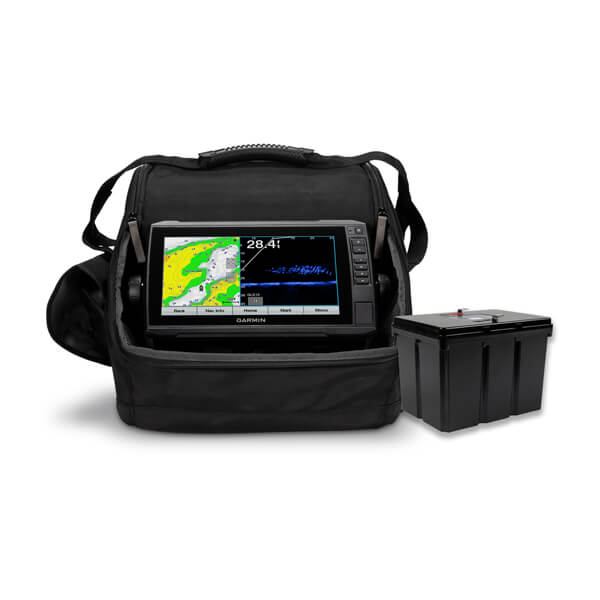 Garmin Echomap Uhd 93sv Panoptix Livescope Ice Bundle Us Lakevu G3 Li-ion Battery