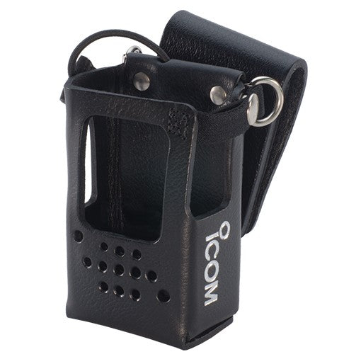 Icom Leather Carry Case With Swivel And D-ring For M85 And M85is-ul-