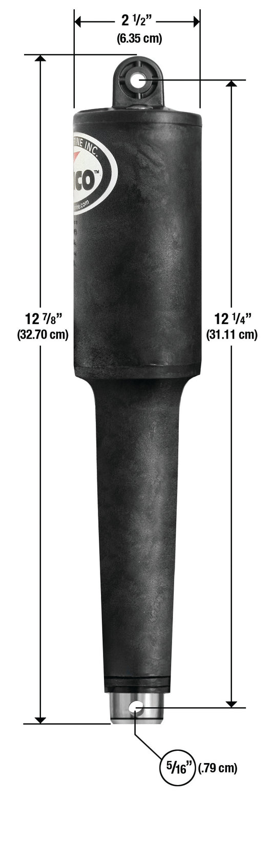 Lenco 4 1-4"" Stroke Xd Actuator 5-16"" X 3-8"" 12v