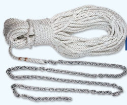 Lewmar 20'5-16 G4&200' 9-16 Line With 3-8 Shackle