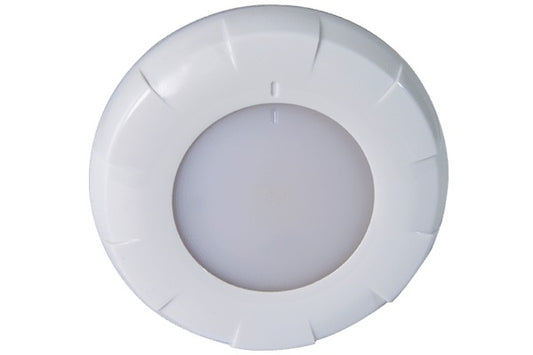 Lumitec Aurora Dome Light White-blue Led Light White Finish 12-24v