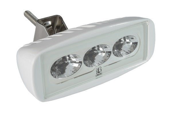 Lumitec Capreralt Floodlight White Led Bracket Mount White Finish 12-24v