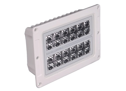 Lumitec Maxillume H120 Flood White Led Flush Mount White Housing 12-24v
