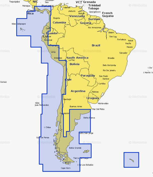 Navionics Msd-911p-2 Platinum Mexico-central America