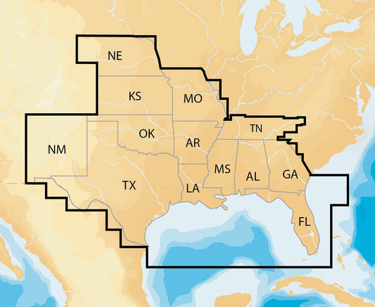 Navionics Nav Plus South Msd Regional Lakes And Coastal
