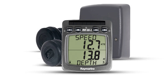 Raymarine T100 Wiress Display W-speed And Depth Transducers