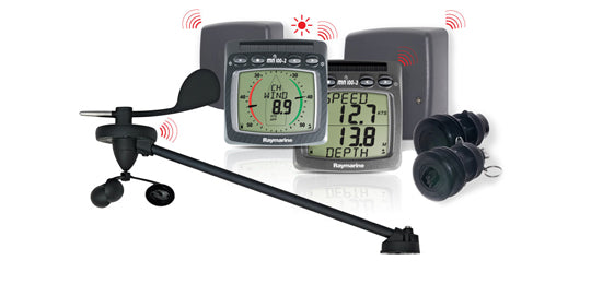 Raymarine Micronet Wireless Depth-speed-wind Nmea System